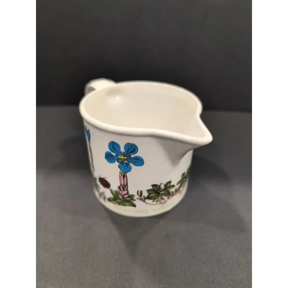 VTG PORTMEIRION ENG. BOTANIC GARDEN CREAMER 8 oz GENTIANA VERNA 1972 Replacement